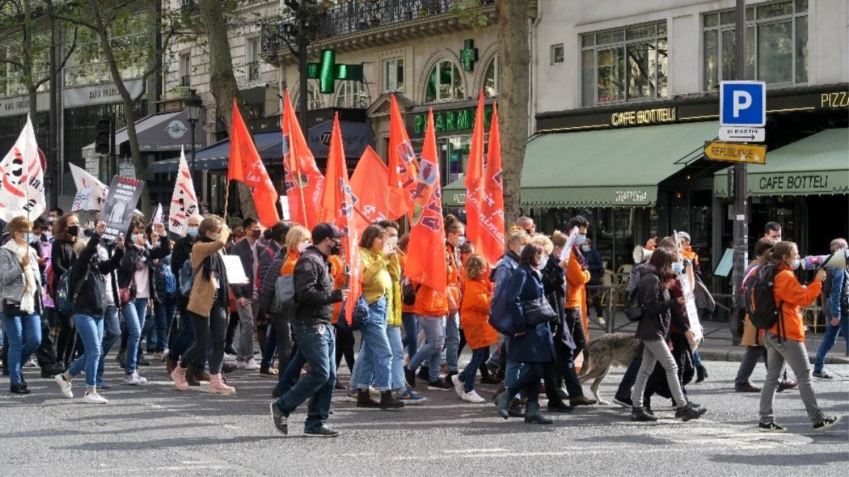 Paris\'te kürk karşıtları ve hayvan hakları savunucularından eylem