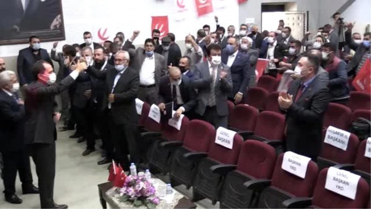 Yeniden Refah Partisi Genel Başkanı Fatih Erbakan Kars\'ta konuştu