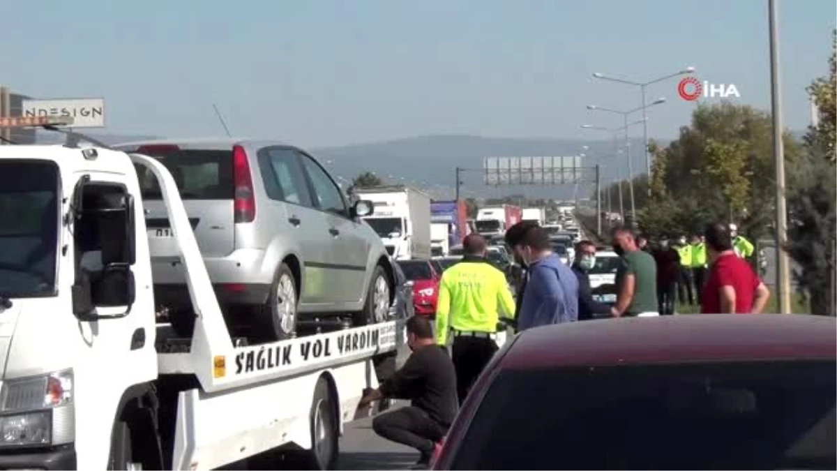 Bursa Ankara karayolunda korkutan kaza