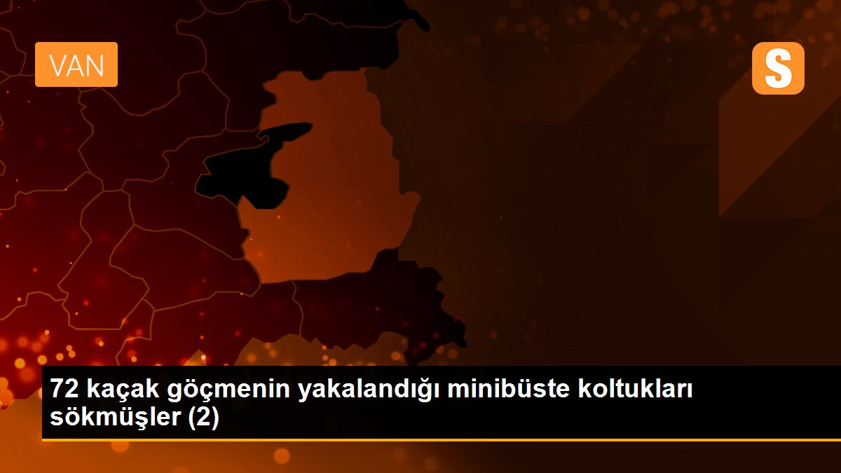 Son dakika! 72 kaçak göçmenin yakalandığı minibüste koltukları sökmüşler (2)