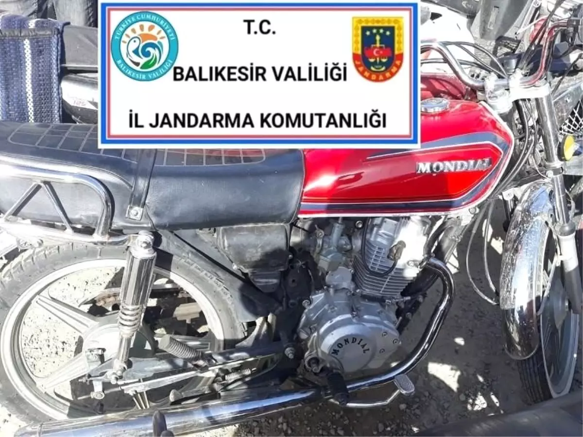 Balıkesir\'de çok sayıda motosiklet hırsızlığı şüphelisi yakalandı