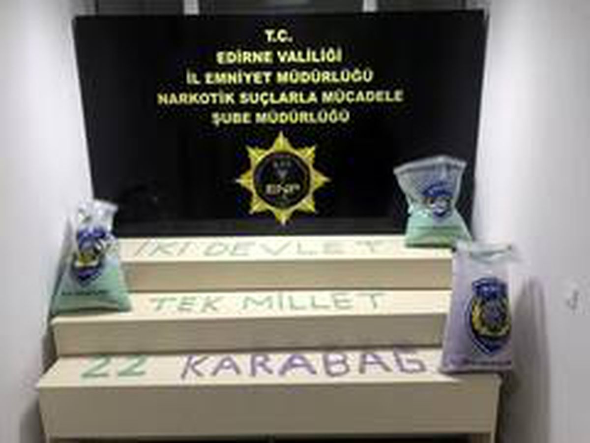 Edirne polisinden Azerbaycan\'a destek