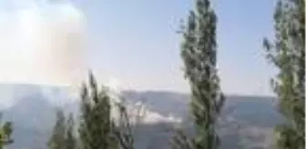 Ermenek'te, evde çıkan yangın ormana sıçradı