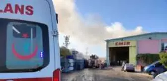 Hatay'da gıda fabrikasında yangın