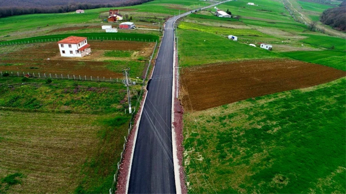 Kandıra\'nın 11 köyüne 18 km yol yapımı