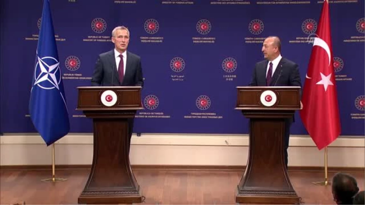 NATO Genel Sekreteri Stoltenberg, Çavuşoğlu ile ortak basın toplantısında konuştu (1) Açıklaması