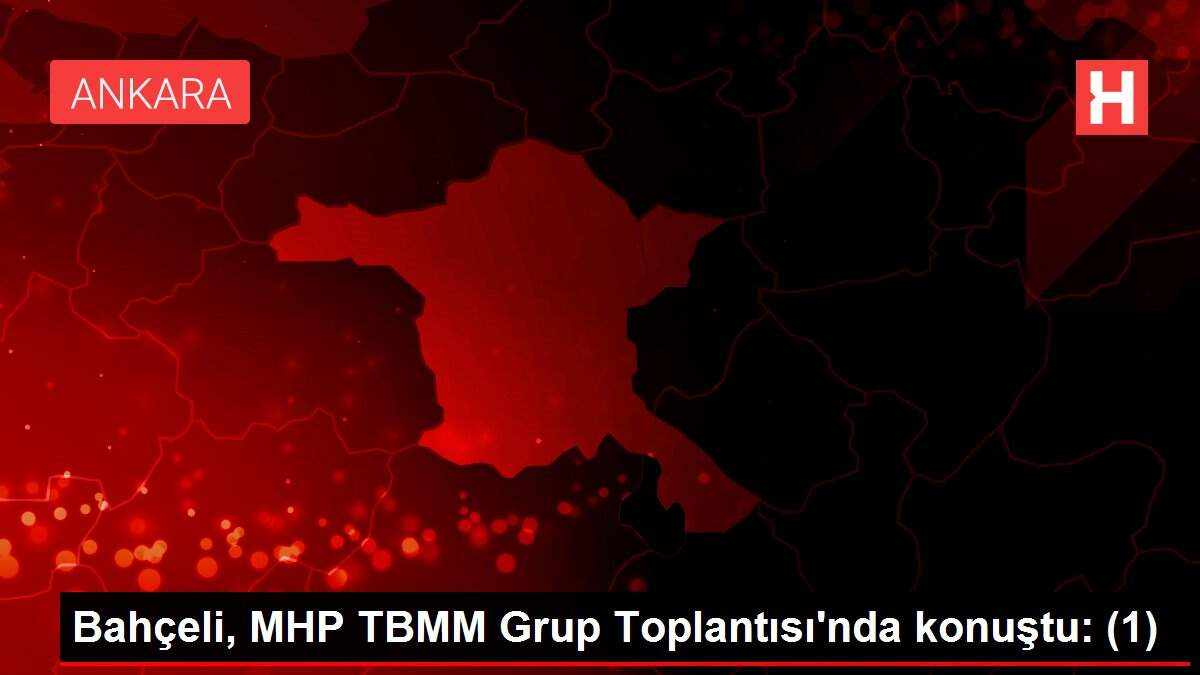 Bahçeli, MHP TBMM Grup Toplantısı'nda konuştu: (1)