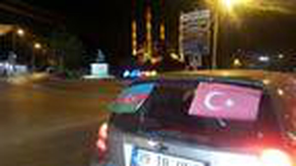 Edirne\'de Azerbaycan\'a destek konvoyu