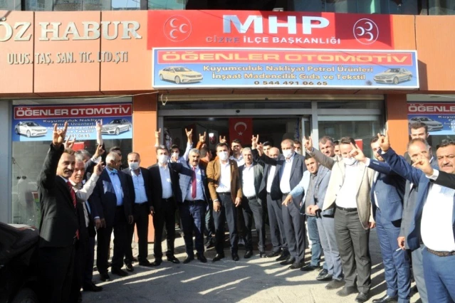 MHP Cizre'de yeni hizmet binasını açtı, System.String[]