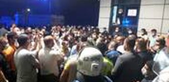 Dilovası'nda kömür deposunda çıkan yangında yayılan kokuya vatandaşlardan tepki