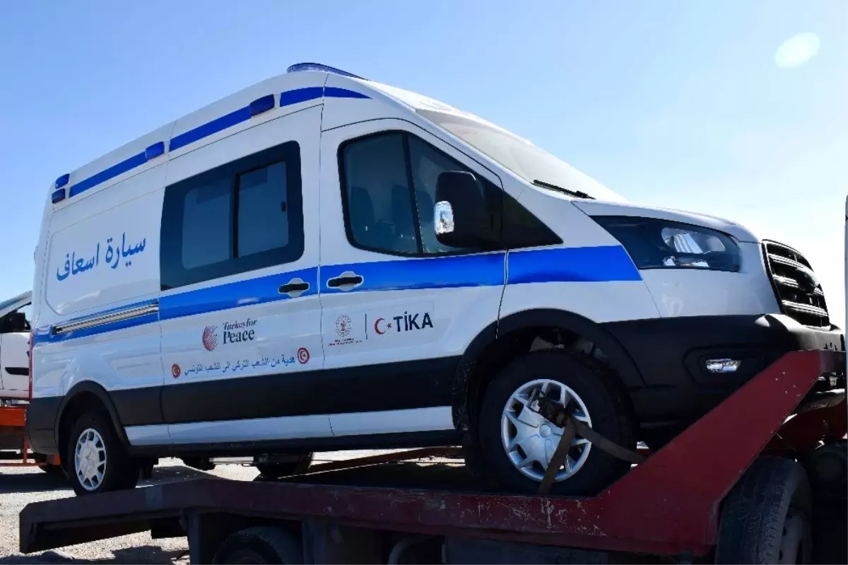 TİKA\'dan Tunus\'un korona ile mücadelesine ambulans desteği