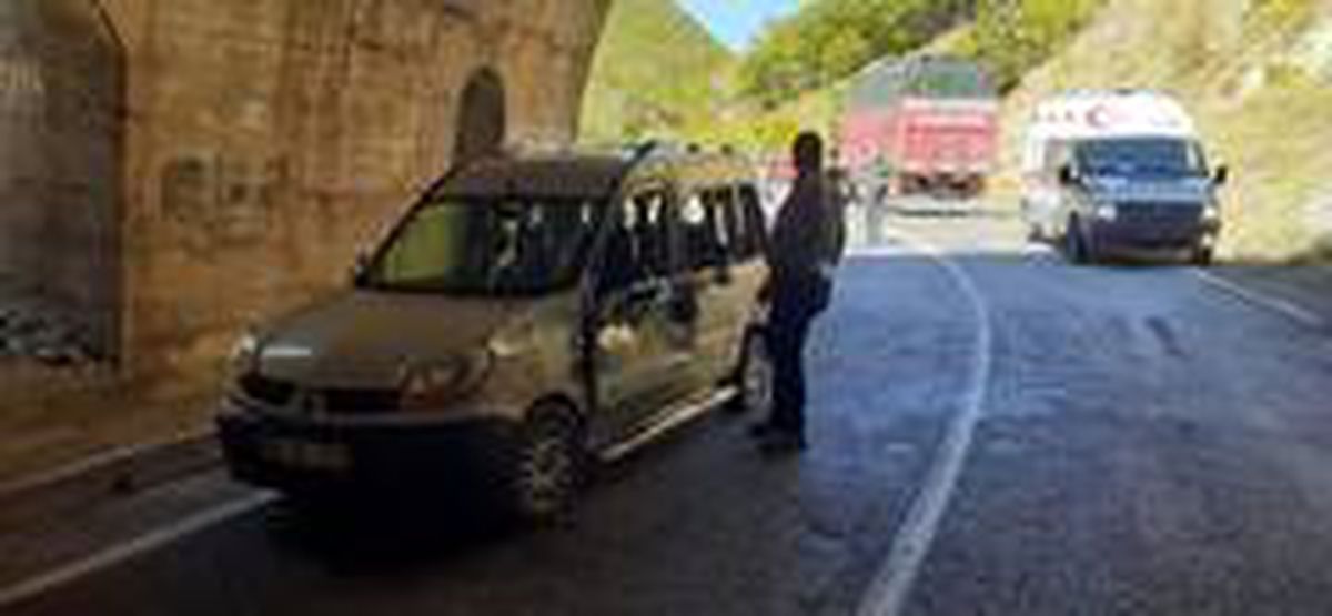 Tunceli\'de trafik kazası: 1\'i ağır 2 yaralı