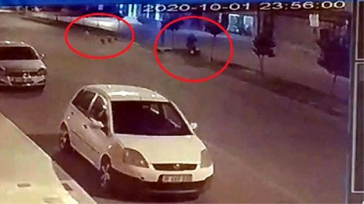 Bisikletiyle köpeklerden kaçarken düşüp ölen adamın görüntüleri ortaya çıktı
