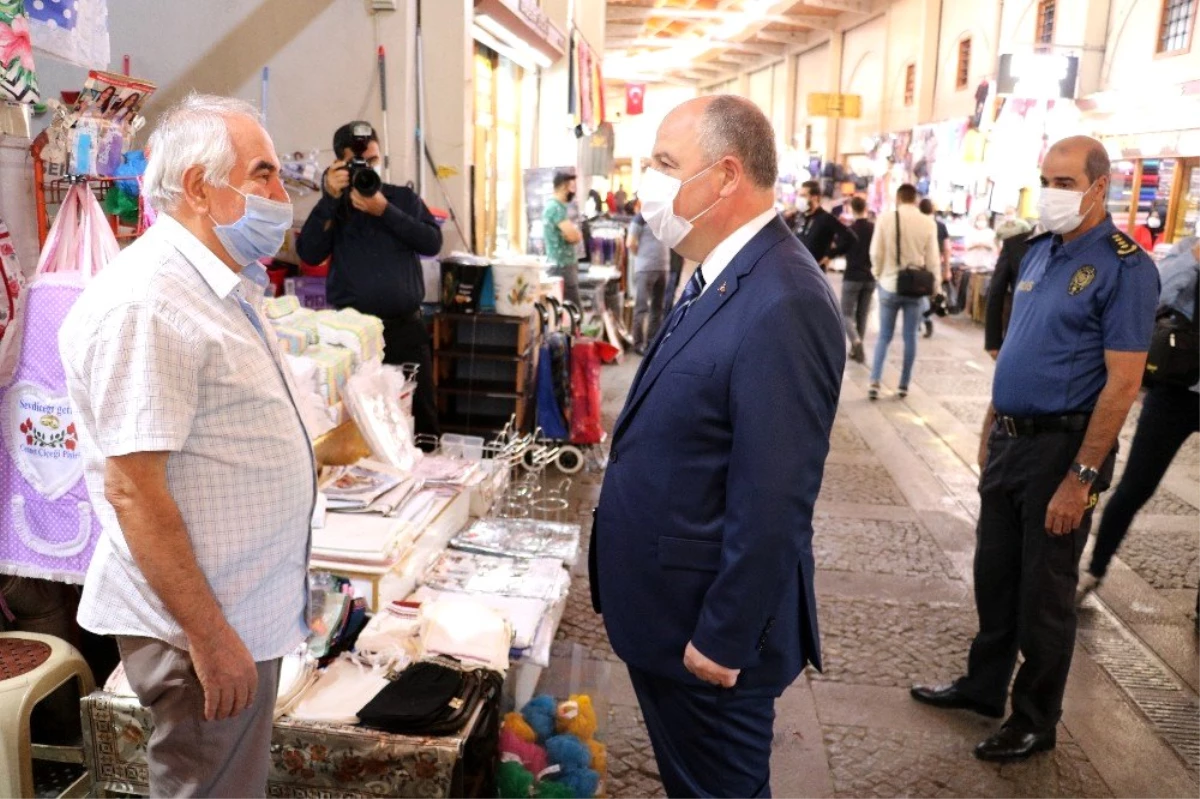 Vali Coşkun: "Esnafımız tedbirlere riayet ediyor"