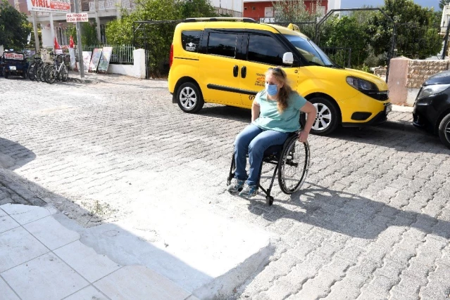 Bedensel engelli vatandaşın evine özel engelli rampası, System.String[]