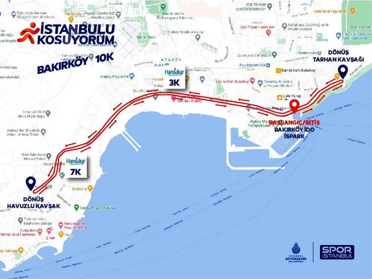\'İstanbul\'u Koşuyorum\' Bakırköy etabında 400 İstanbullu yarışacak