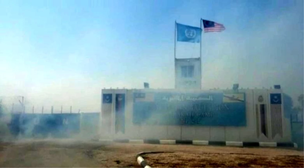 Lübnan\'daki orman yangını UNIFIL merkezine sıçradı