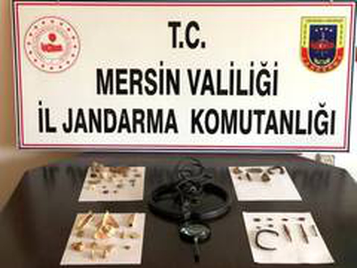Mersin\'de tarihi eser kaçakçılığı operasyonu