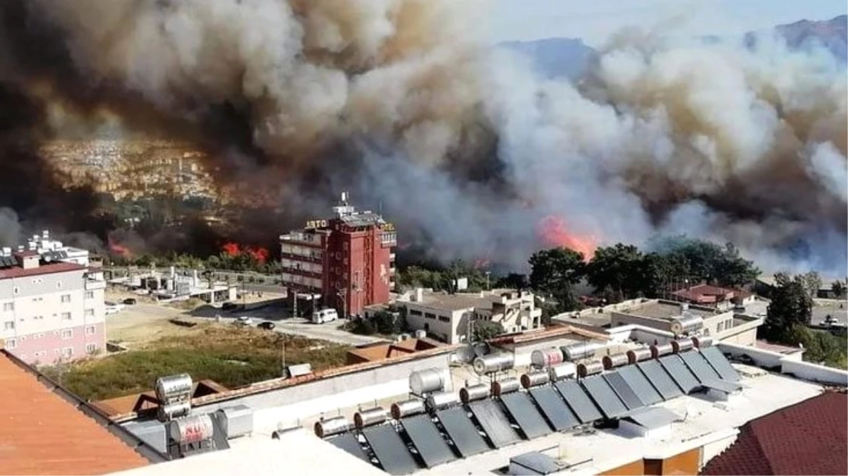 Son Dakika: Hatay\'da orman yangını! Alevler yerleşim yerlerine sıçradı, evler tahliye edildi