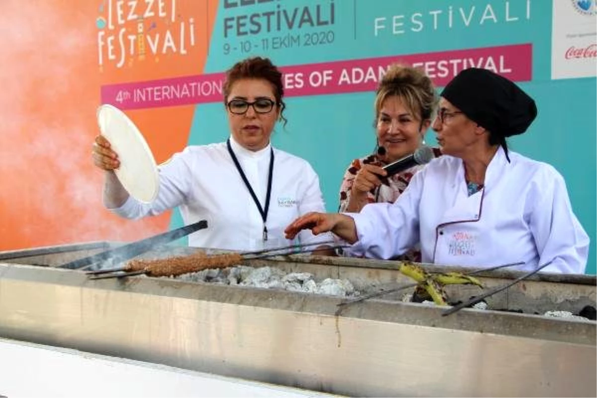 Adana Uluslararası Lezzet Festivali\'nde \'Kadın şefler mangal başında\'