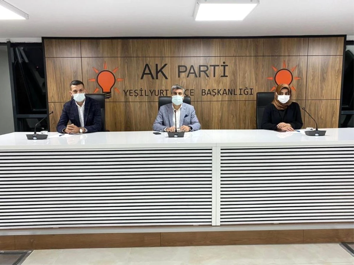 AK Parti Yeşilyurt İlçe Yönetim Kurulu görev dağılımı yapıldı