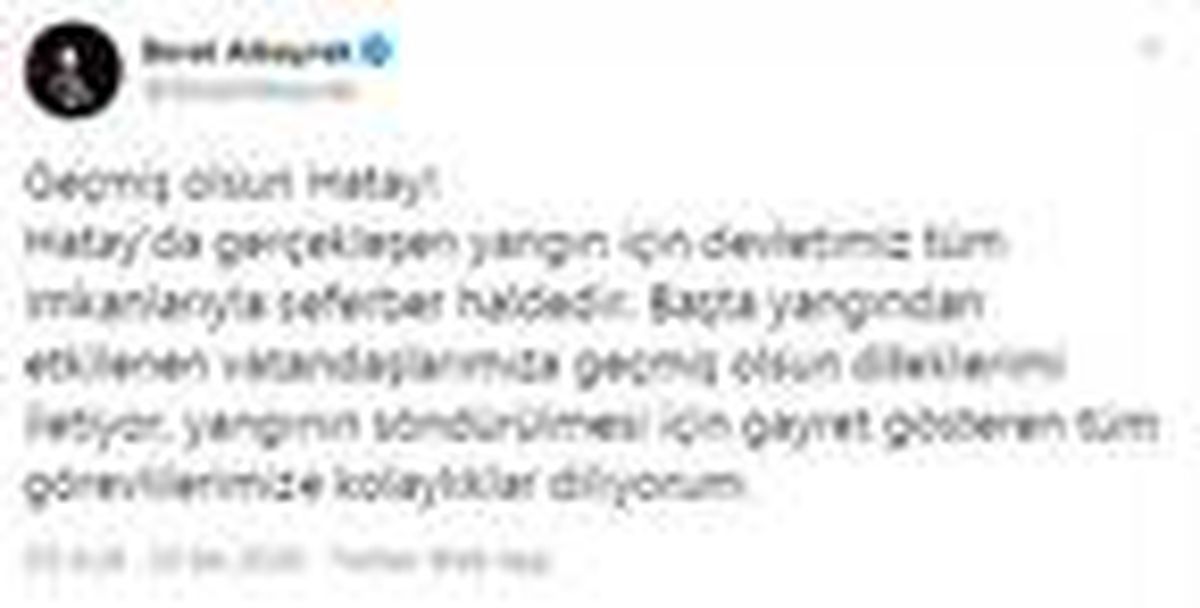 Bakan Albayrak: Hatay için devletimiz tüm imkanlarıyla seferber