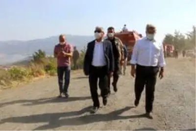 Son dakika haberleri: Hatay'daki orman yangınına müdahale sürüyor