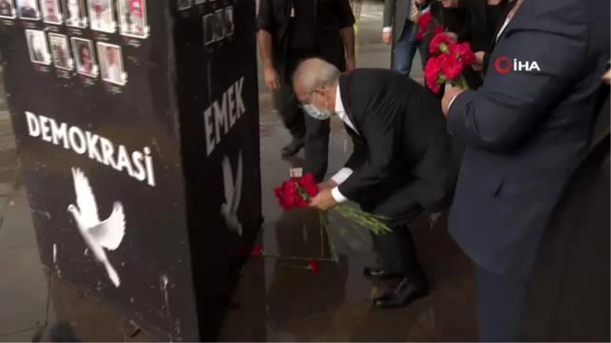 Kılıçdaroğlu, Ankara Garı\'nda hayatını kaybeden 101 vatandaşı andı