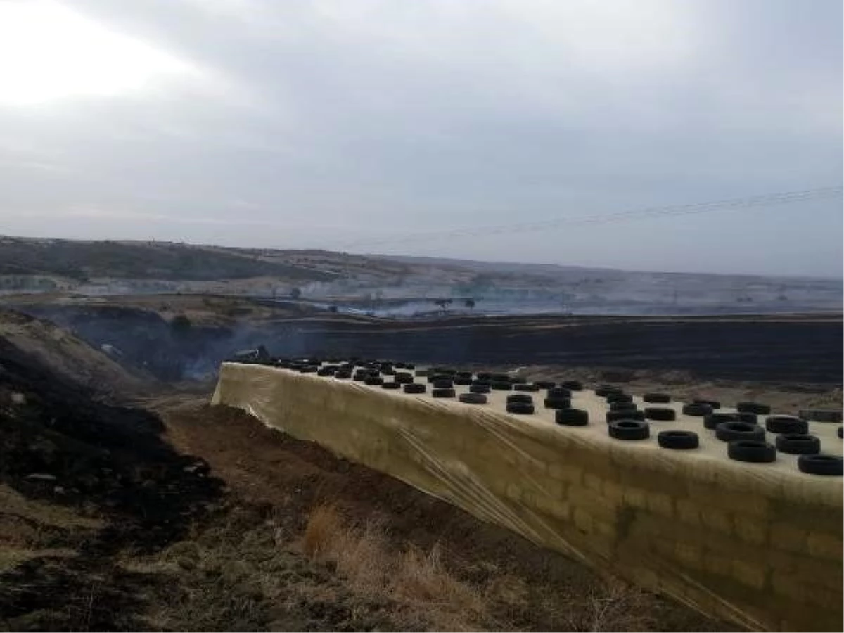 Malkara\'da çıkan anız yangınında 2 bin dönüm arazi zarar gördü