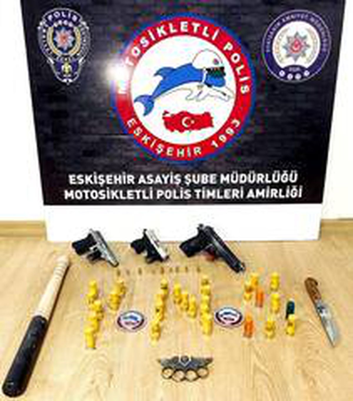 Polisten kaçamadılar