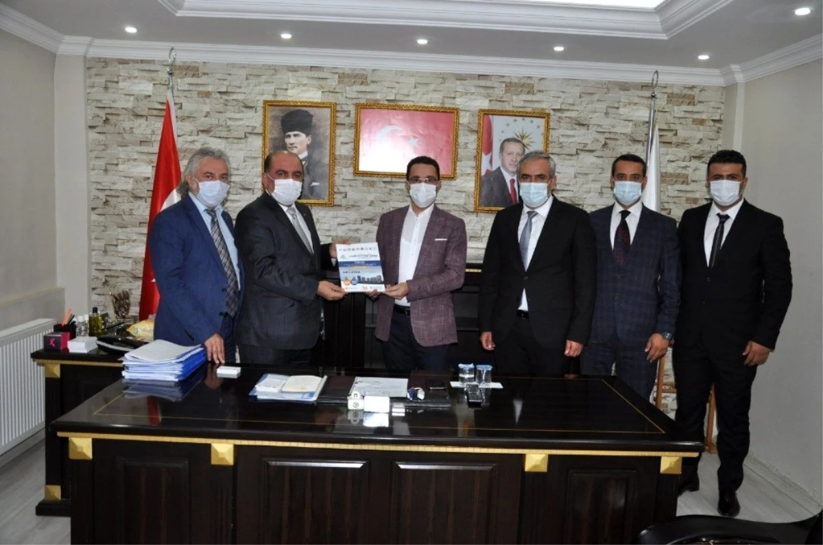 Cizre Kaymakamı ve Belediye Başkan Vekili TISİAD heyeti ile görüştü