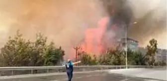 Yanan yer tekrar alevlendi, bir evde tüp patladı