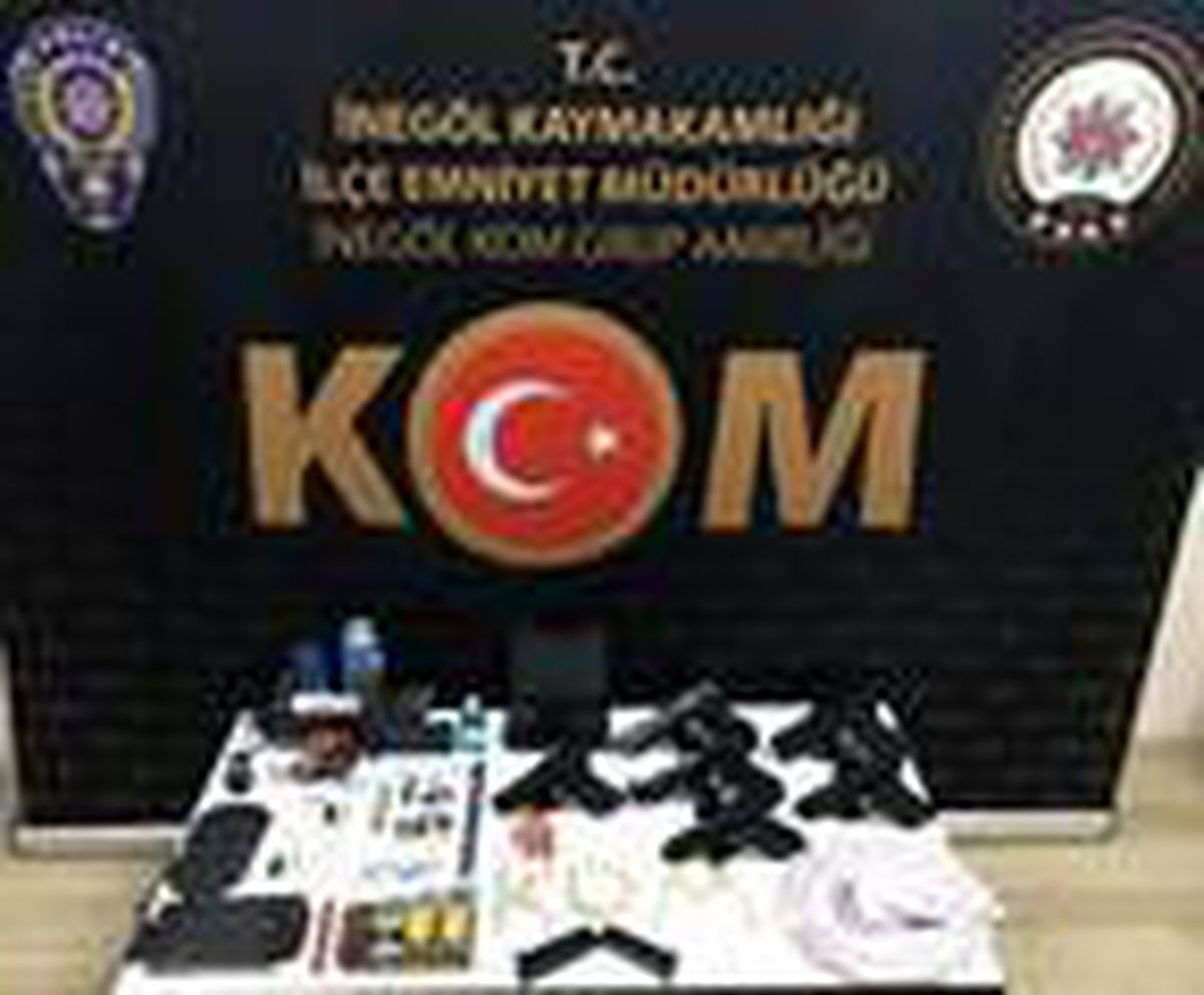 Bursa\'da kaçak silah operasyonu