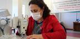 Fabrika gibi okul; 7 ayda 1 milyon 500 bin maske ürettiler