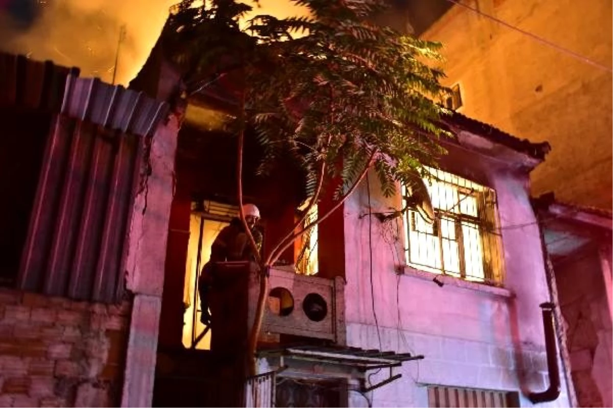 İzmir\'de 2 katlı bina küle döndü yangında 25 papağan telef oldu