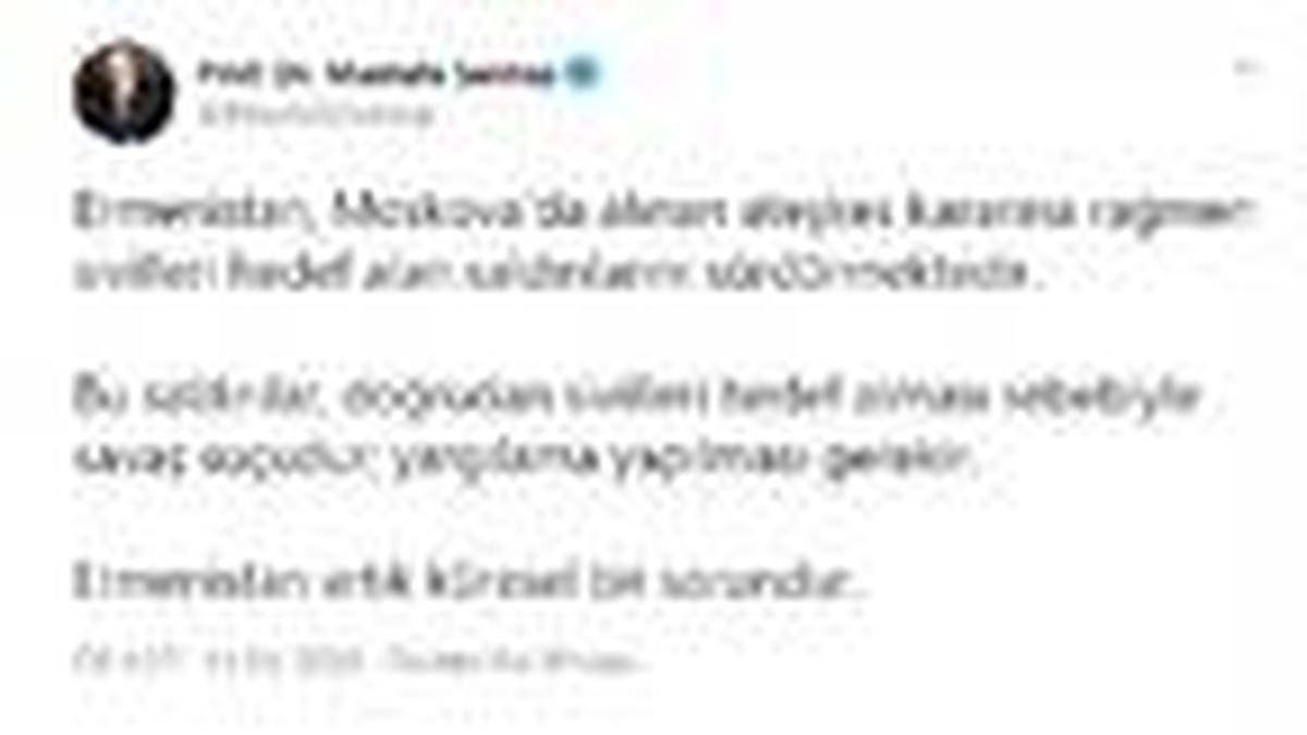 Son dakika haberleri! TBMM Başkanı Şentop: "Ermenistan artık küresel bir sorundur"
