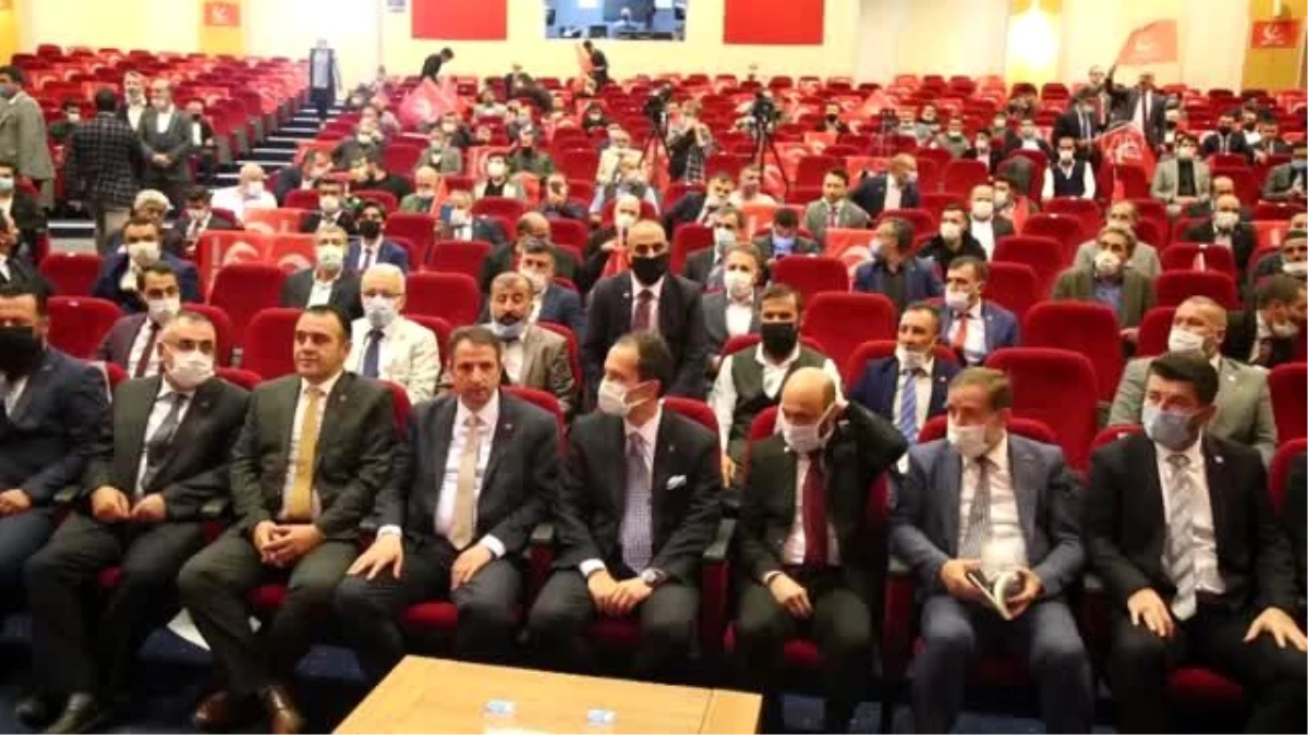 Yeniden Refah Partisi Genel Başkanı Fatih Erbakan, Erzurum\'da konuştu