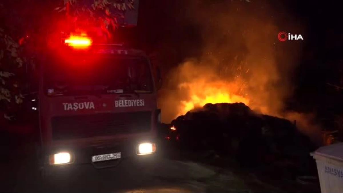 Son dakika haberi: Amasya\'da ahır yangını: 16 büyükbaş hayvan telef oldu