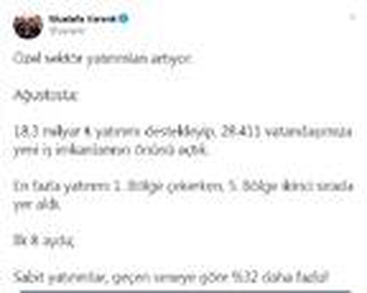 Son dakika haberleri | Bakan Varank yatırım teşviklerinin sonuçlarını değerlendirdi Açıklaması