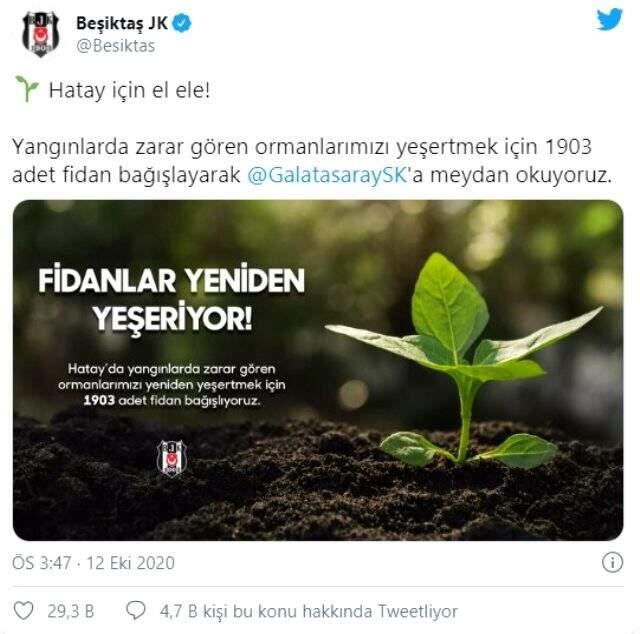 Hatay için birlik olan 3 Büyükler, sosyal medyadan birbirlerine meydan okudu Hatay için birlik olan 3 Büyükler, sosyal medyadan birbirlerine meydan okudu