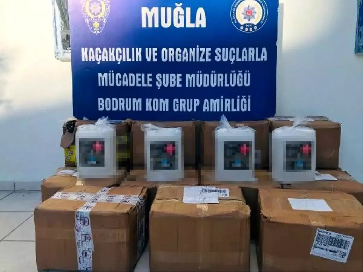 Muğla\'da sahte içki ve kaçak ürünler ele geçirildi