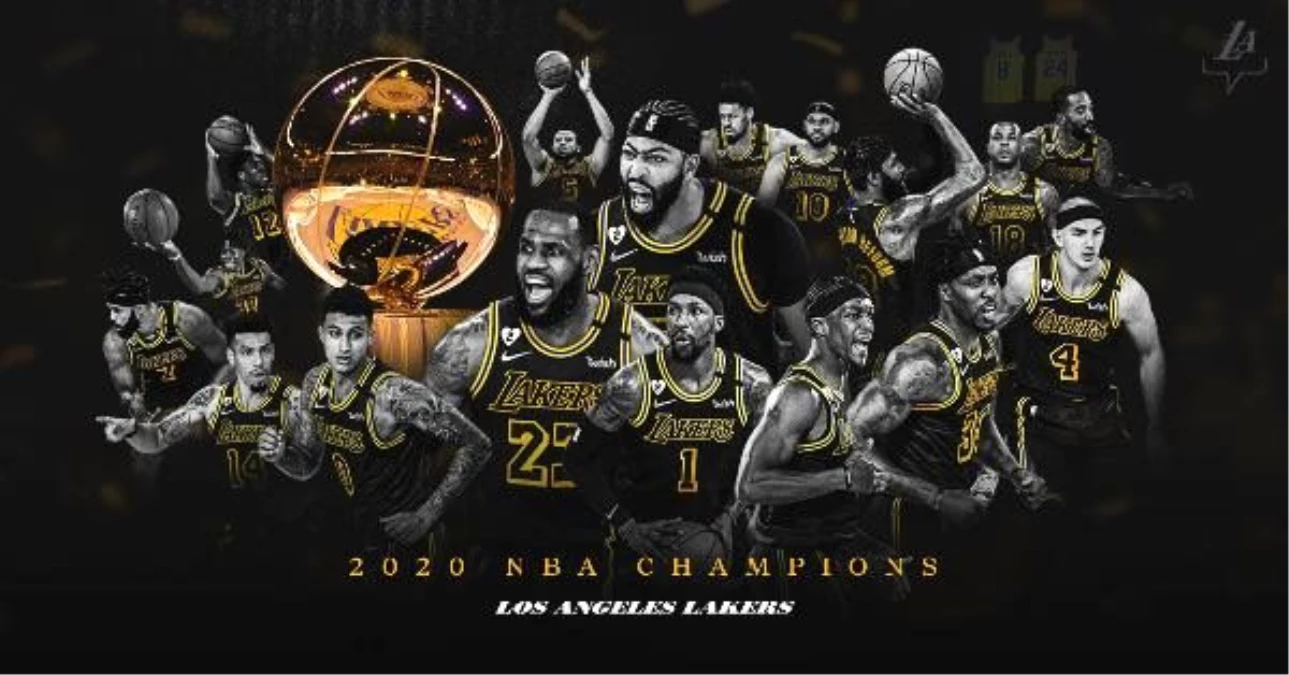 NBA\'de şampiyon Los Angeles Lakers