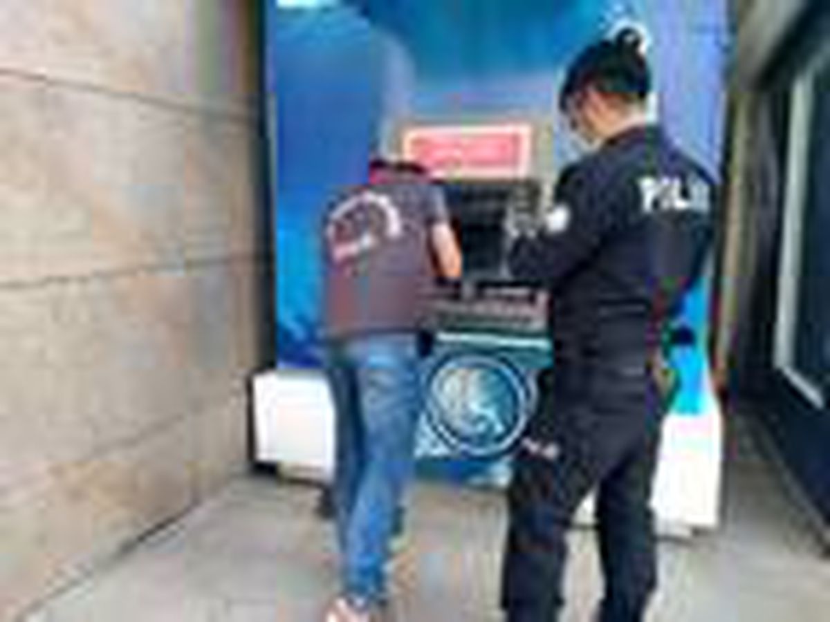 Para çekemeyince ATM\'yi kırdı