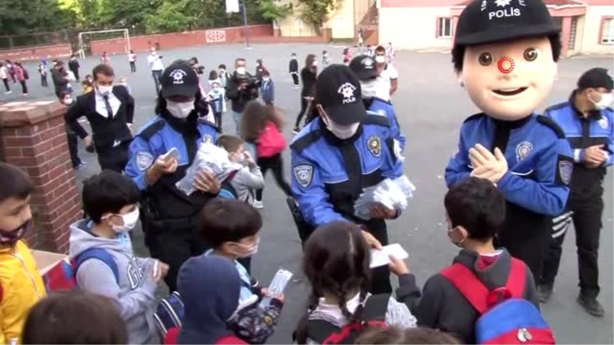 Son dakika! Polisten öğrencilere maskotlu "Korona virüs" uyarısı