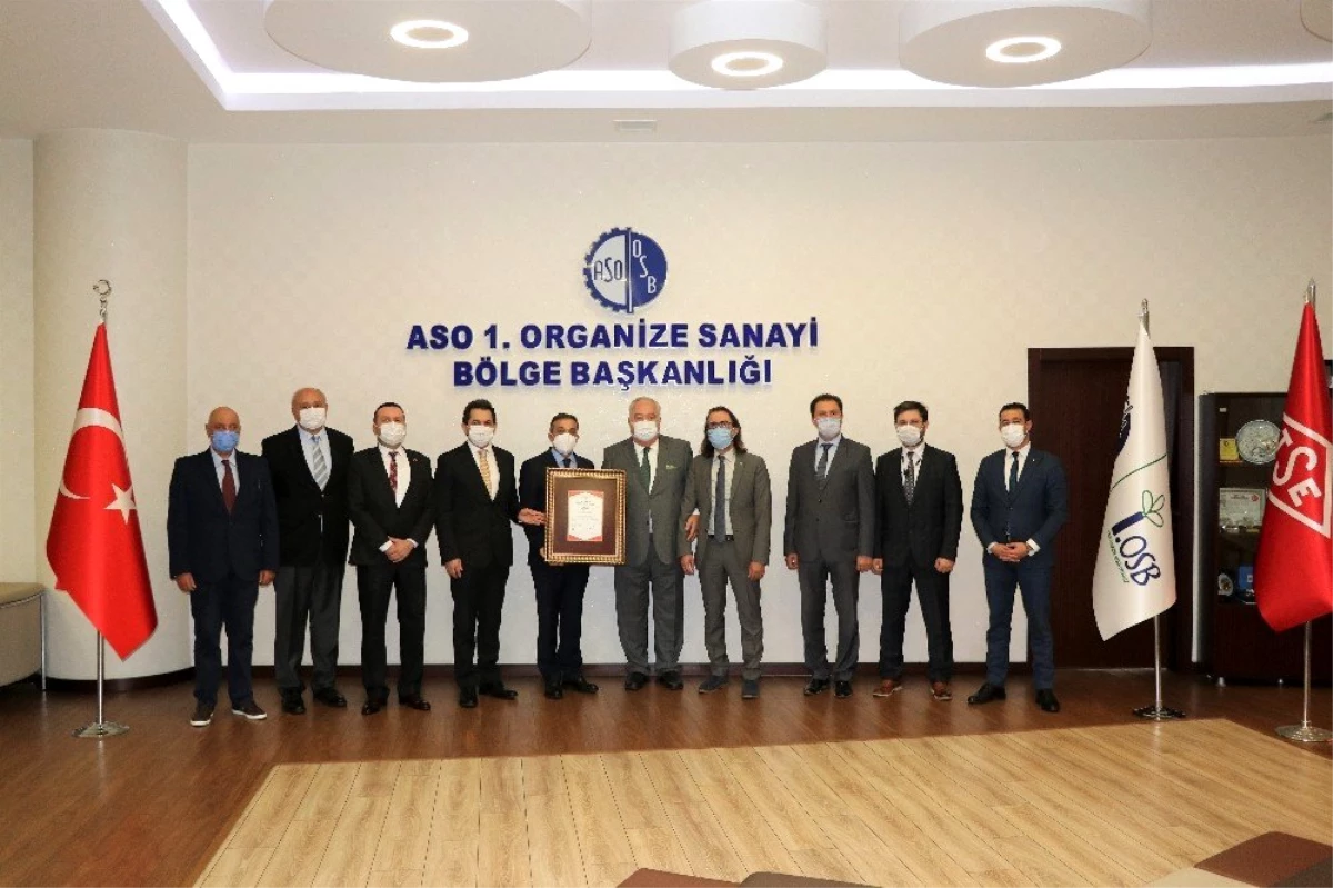 ASO 1.OSB\'ye Güvenli Hizmet Belgesi