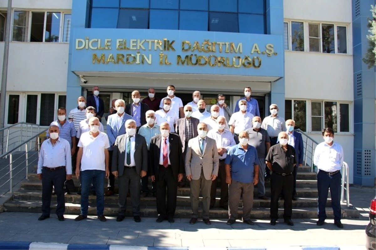 Dicle Elektrik Mardin İl Müdürü Homan muhtarlarla bir araya geldi