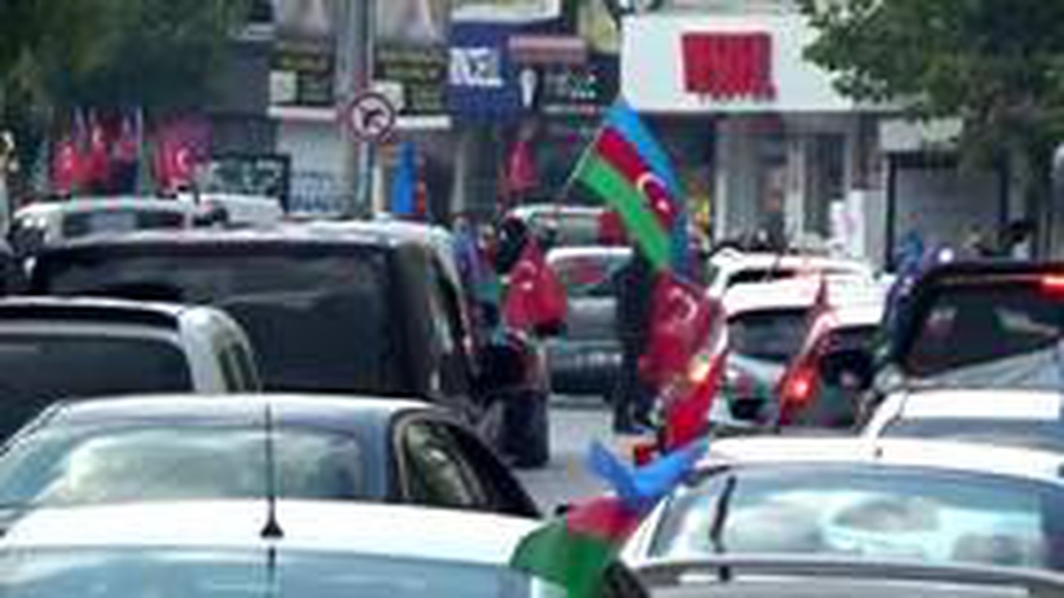 Azerbaycan\'a destek konvoyu düzenlendi
