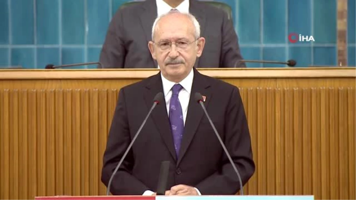 CHP Genel Başkanı Kemal Kılıçdaroğlu grup toplantısında konuştu