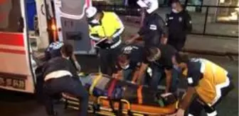 E-5'te kontrolü kaybeden motosiklet sürücüsü bariyerlere çarptı