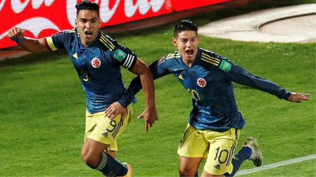 Falcao, 90+2\'de attığı golle Kolombiya\'yı yenilgiden kurtardı